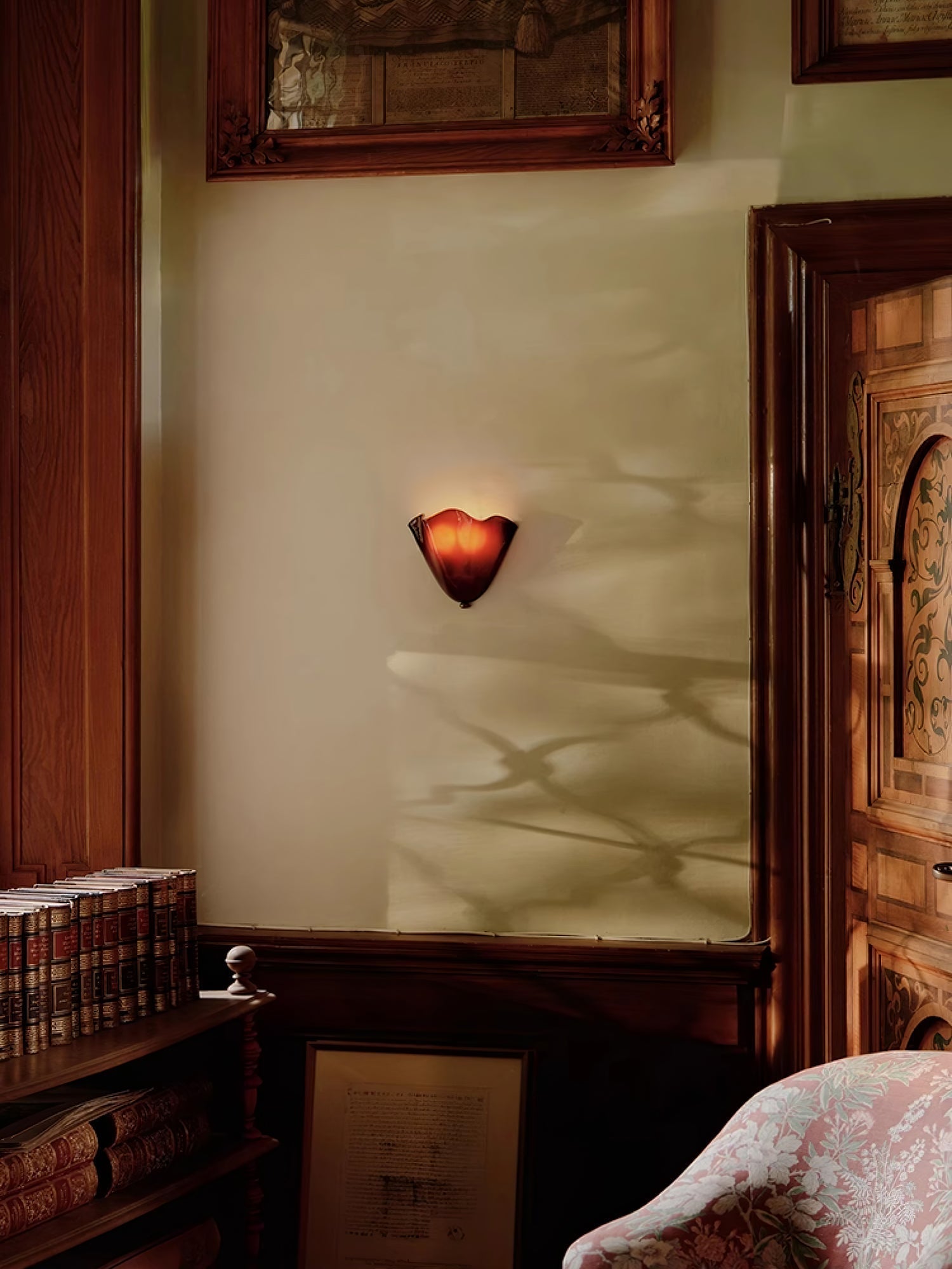 Lustra Wandlamp Elegant met Zachte Lijnen