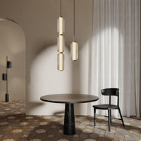 Elma Lineaire Gestreepte Glas LED Hanglamp