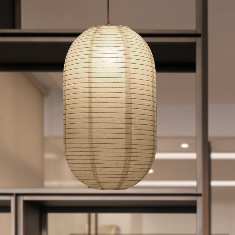 8.5"/11.5"/16.5" Brede Lantaarn Hanglamp Traditioneel Papier Wit 1 Licht Hanglamp