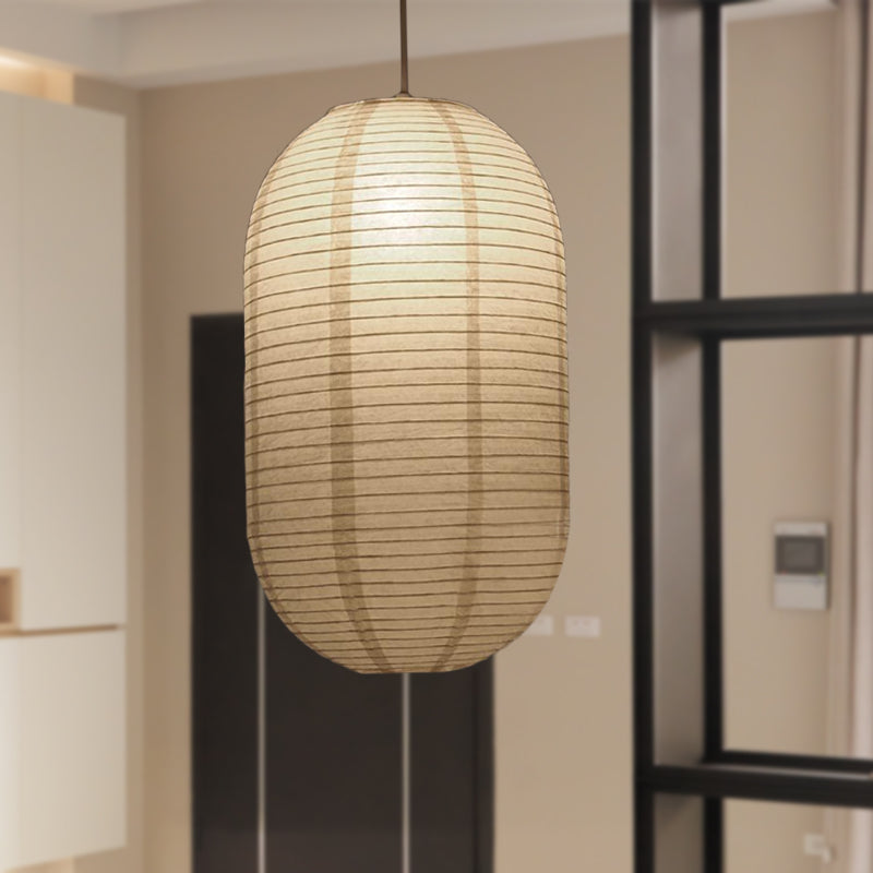 8.5"/11.5"/16.5" Brede Lantaarn Hanglamp Traditioneel Papier Wit 1 Licht Hanglamp