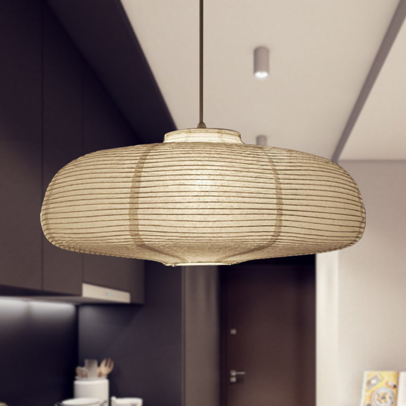 8.5"/11.5"/16.5" Brede Lantaarn Hanglamp Traditioneel Papier Wit 1 Licht Hanglamp