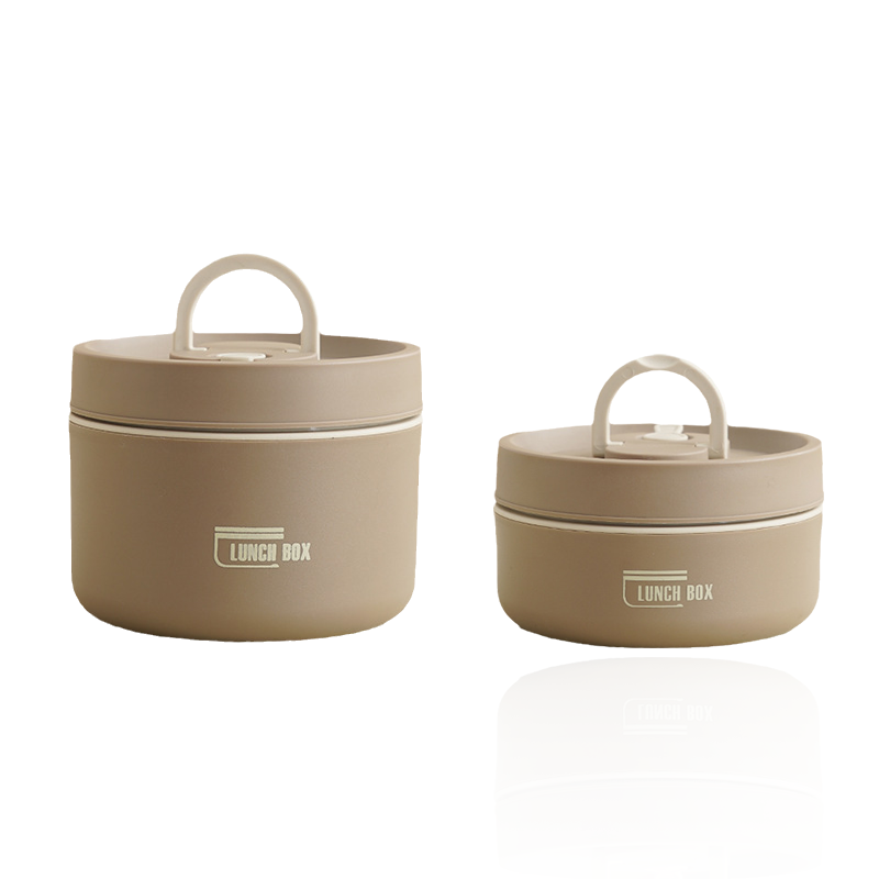 Lunchbox met meerdere lagen met tas - hermetisch, roestvrij staal, houdt voedsel urenlang warm of koud, ideaal voor school, werk en reizen