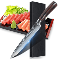 Set van professionele kwaliteit chef-koks messen met elegant design