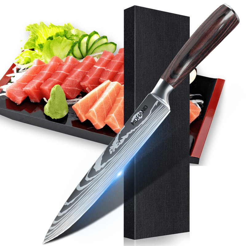 Set van professionele kwaliteit chef-koks messen met elegant design