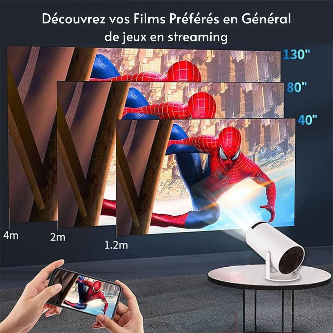 UltraScreen - intelligente 4K-projector met naadloze aansluitmogelijkheden voor films en games
