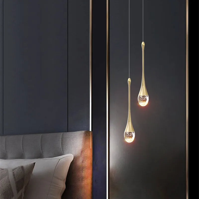 Glazen hanglampen met warm licht - Vetra