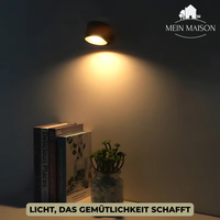 Wandlamp LumiScandi | Draadloos & Oplaadbaar | Scandinavisch Design | Eikenhout