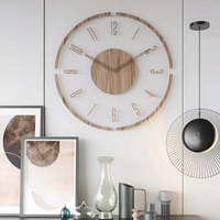 Nock Silent Design-Wandklok | Acryl & Hout