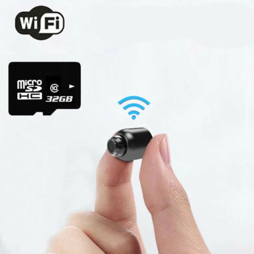 Verborgen WiFi Camera (1080P) – Draadloze Babyfoon & Discrete Bewaking
