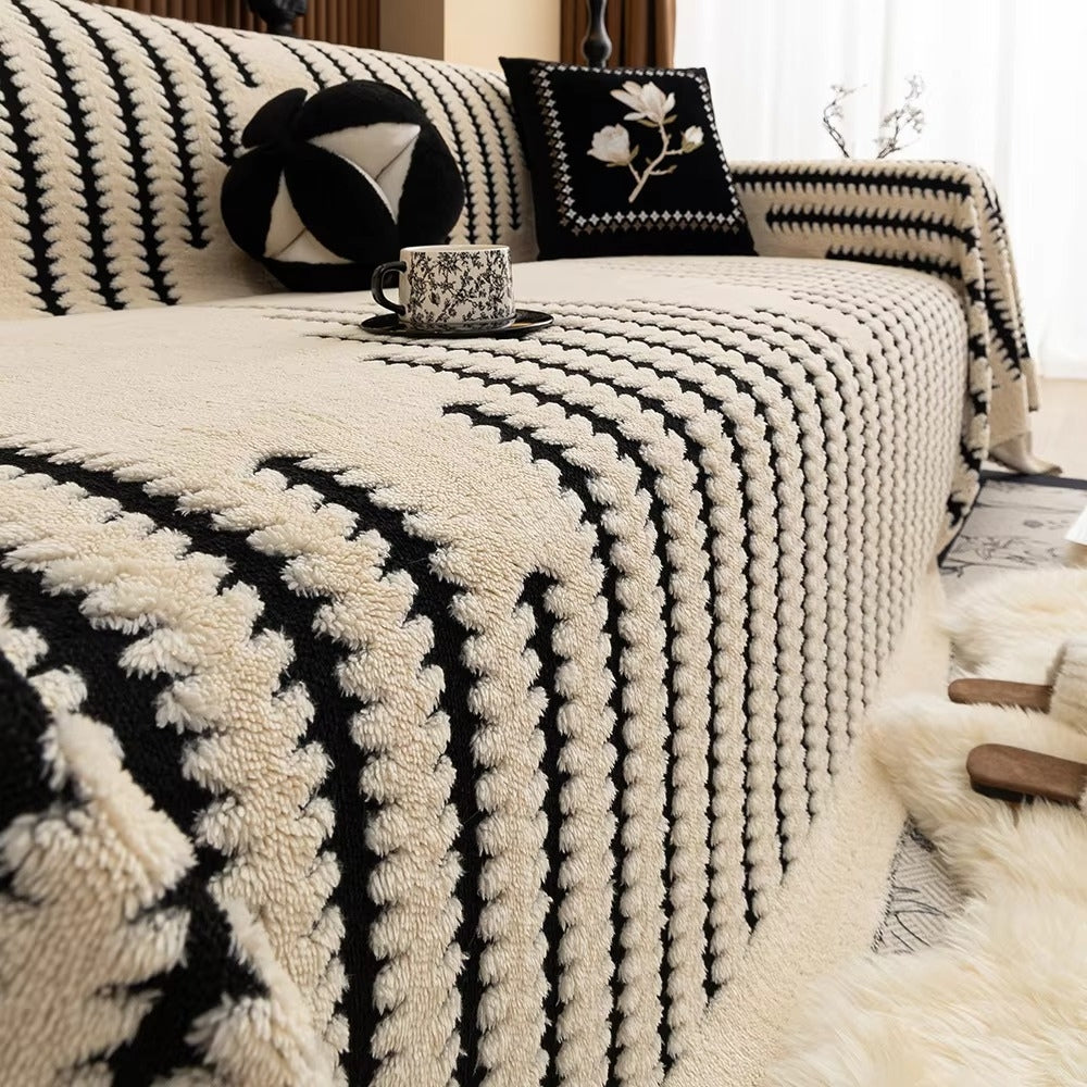 Heritage Pluche Tufted Sofa Cover