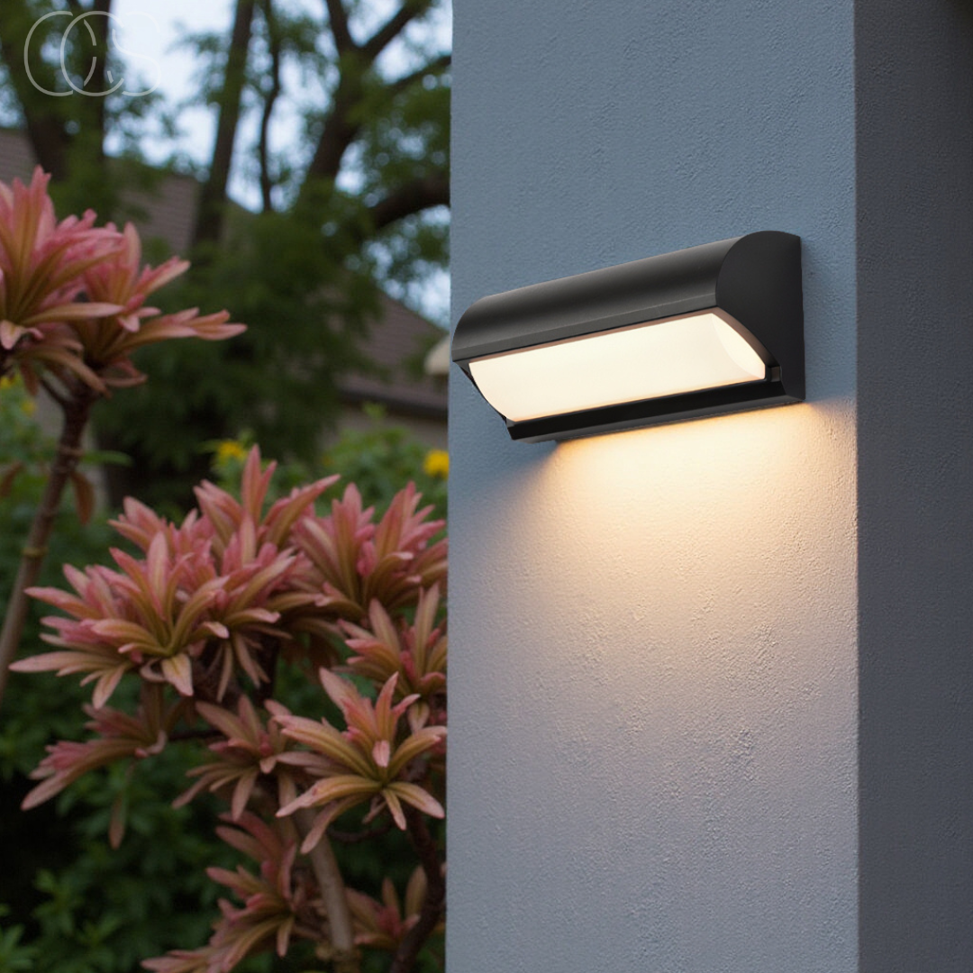 Zwart LED Buiten Wandlicht