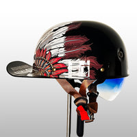 Moto Baseball Cap Stijl Helm DOT En ECE Certificering