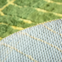 VelvetLeaf Badkamer Tapijt | Flocke badmat met luxe uitstraling en antisliptechnologi