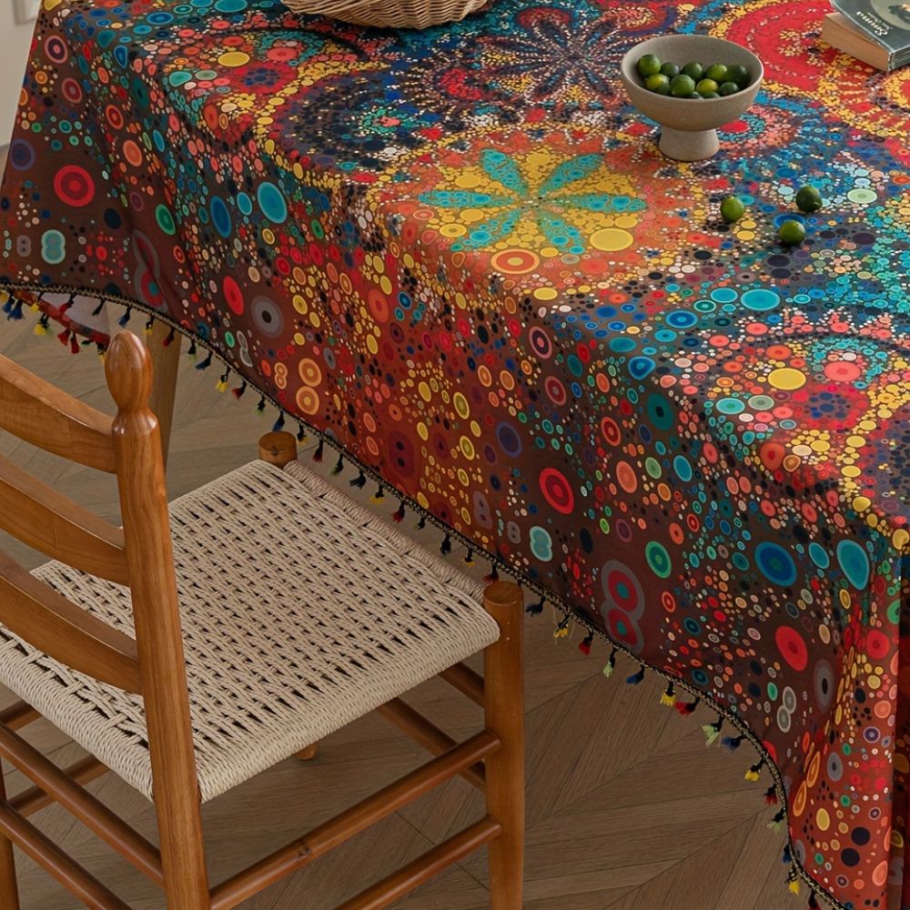 Hypno Bloom Tassel Tafelkleed