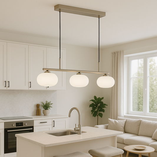Moderne 3-Lichts Bauhaus Eiland Hanglamp