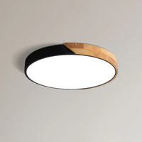 Delos Skandi Houten Plafondlamp | Natuurlijk LED-Designlicht