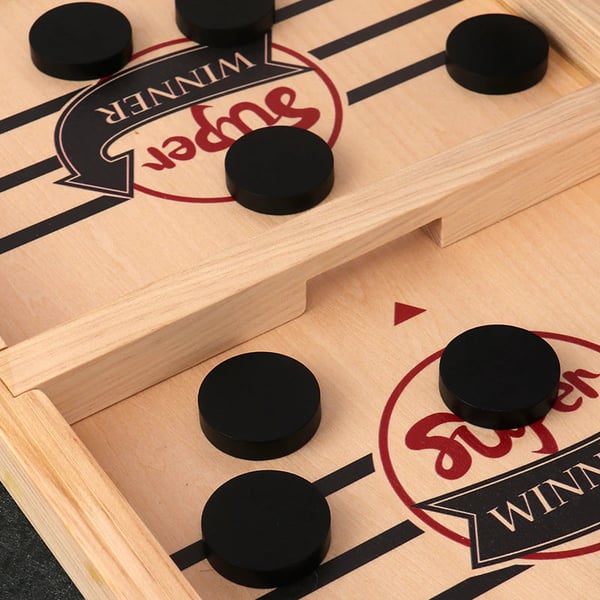 Precisie Puck Battle: Houten IJshockeyspel