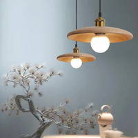 Virena - Nordic Minimalistische Houten LED Hanglamp
