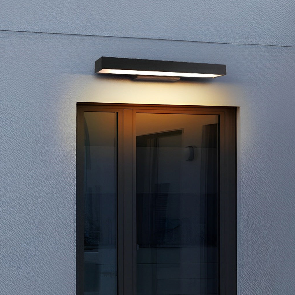 Moderne LED Wandlamp met Bewegingssensor en Zwarte Behuizing