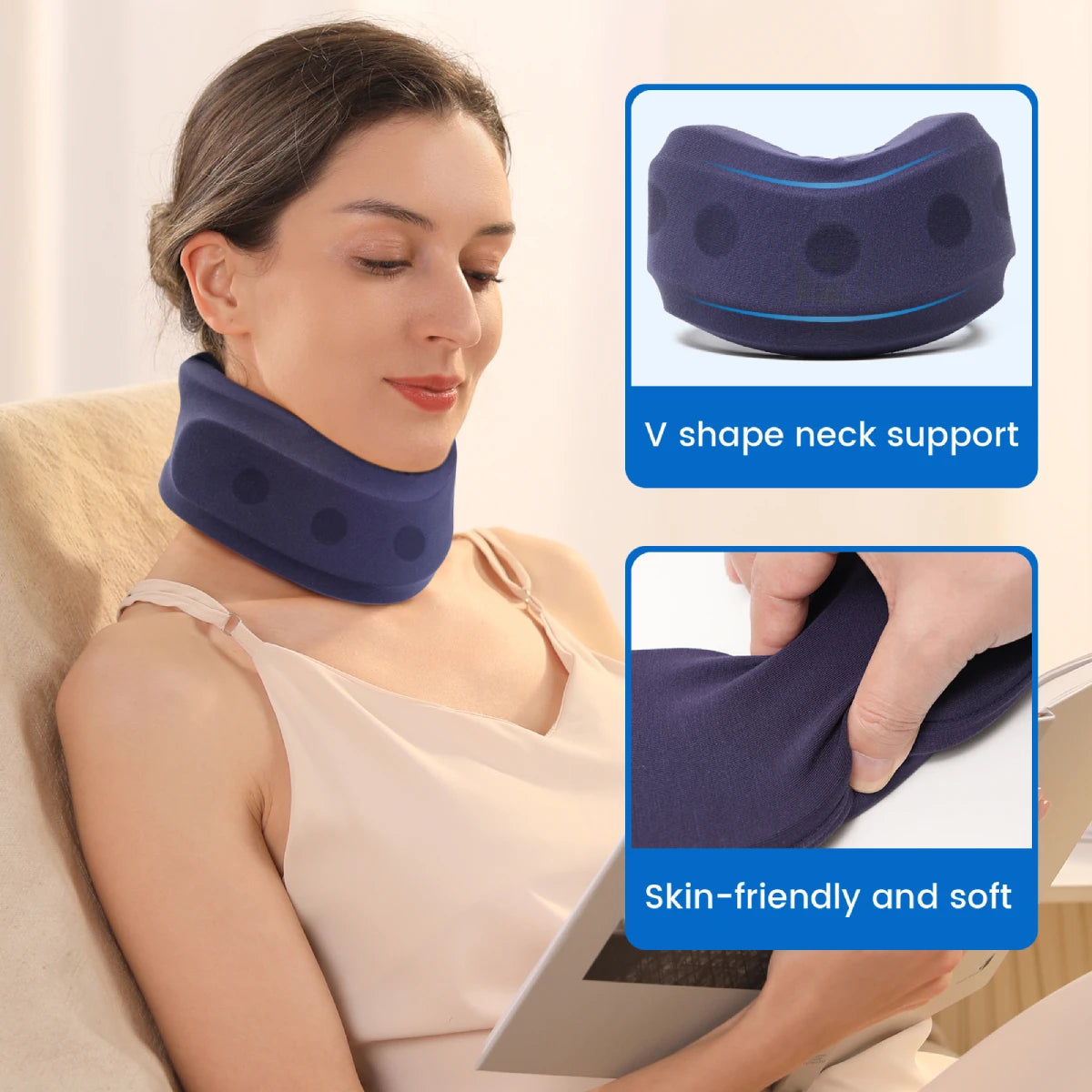 LumaSpine Pro Cervicale Neksteun met Ademend Comfort