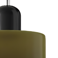 Nordic Iron Body Two-Tone Glass Pendant Light