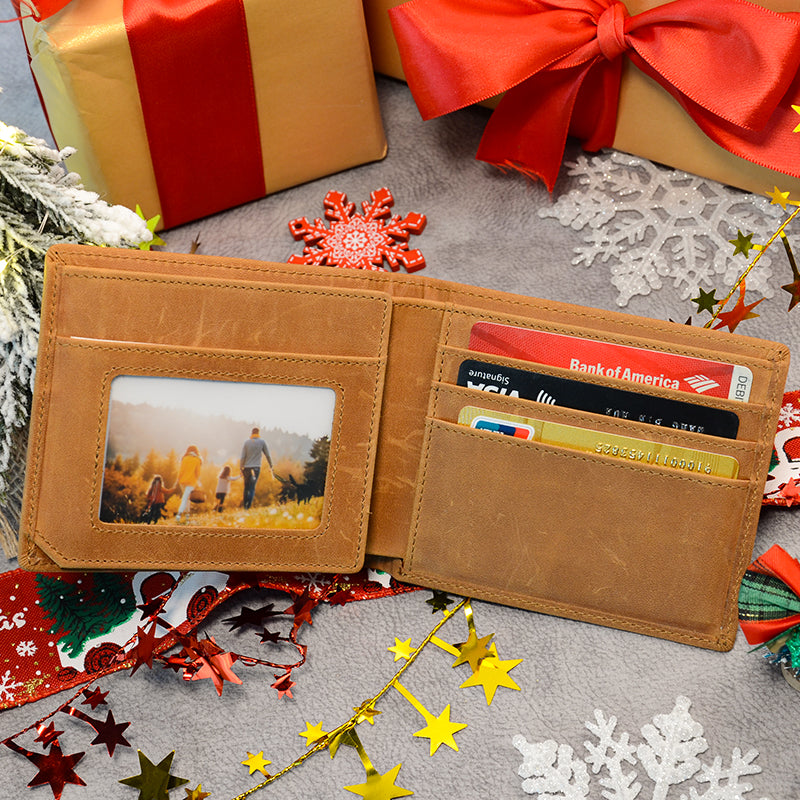 BondWallet | Portemonnees van gegraveerd echt leer zijn het perfecte cadeau voor Vaderdag