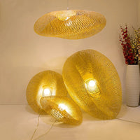 Aira Handgeweven Natuurlijke Bamboe Hanglamp