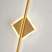 Arisha LED Lineaire Spiegel Voor Wandlamp, Zwart/Goud
