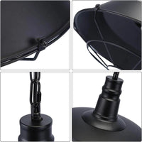 Epoch Rustieke Zwarte Industriële Hanglamp Schaduw