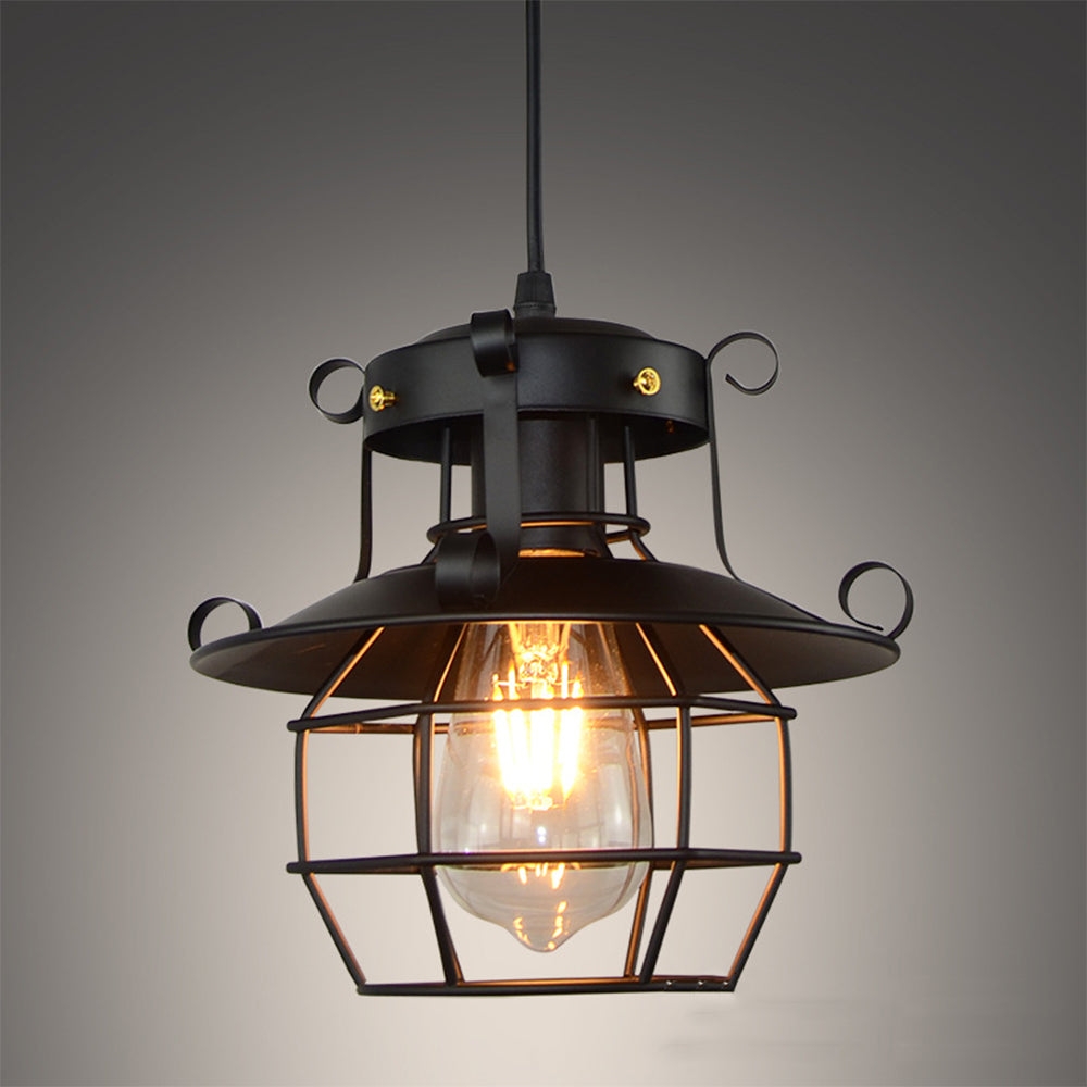 Industrieel Hanglamp Retro Metaal Kooi Ontwerp