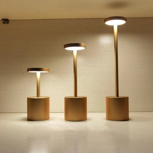 LumaLite Oplaadbare LED-Tafellamp | Draadloos | Dimbaar | Modern Design voor Restaurants en Thuis