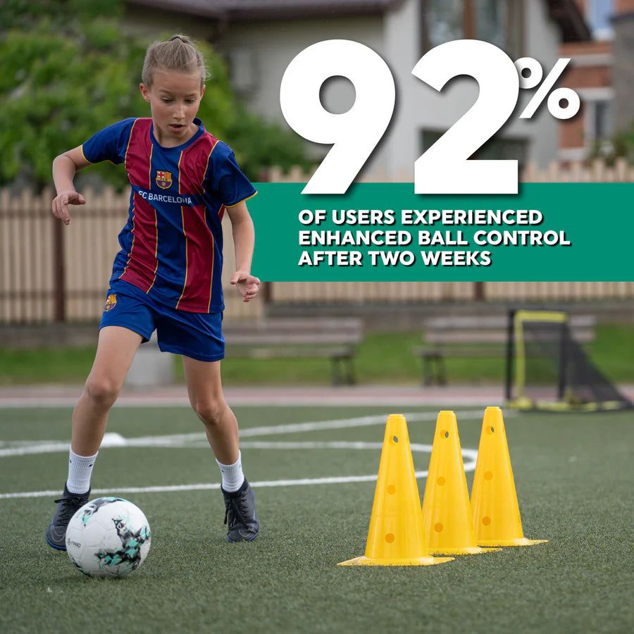 Voetbal Pro Trainingsmat | Antislip, 2x2m Ruimte voor Vaardigheidsverbetering en Thuistraining