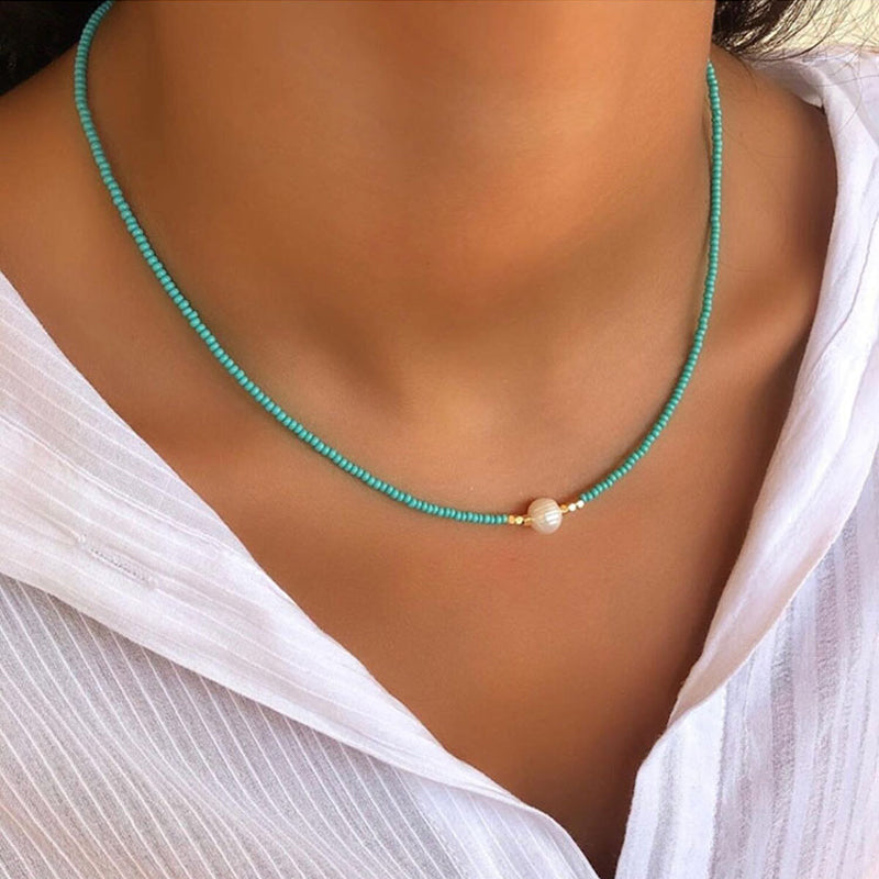 Ketting van zoetwaterparels