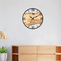 Moderne Minimalistische Wandklok Hoopie
