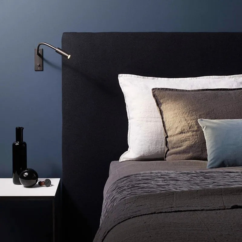 Vynex Minimalistische Lees Verstelbare Spot Wandlamp