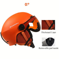 Hoge-kwaliteit Skihelm met Verwijderbare Onderdelen – Veilig en Comfortabel voor Buitensporten