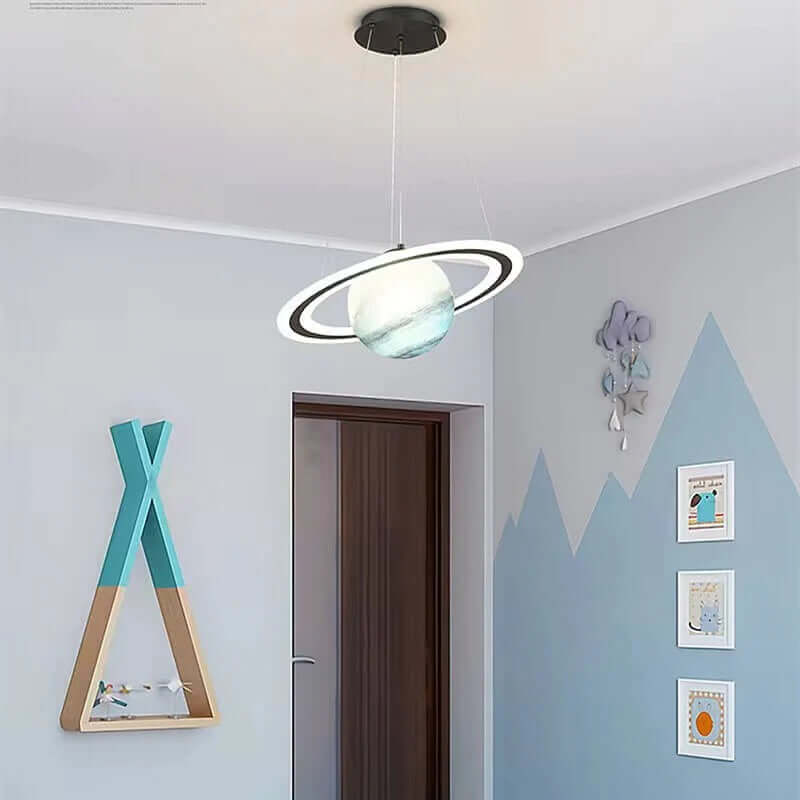 Kinder LED Hanglamp in Planeetstijl – Magische Sfeer