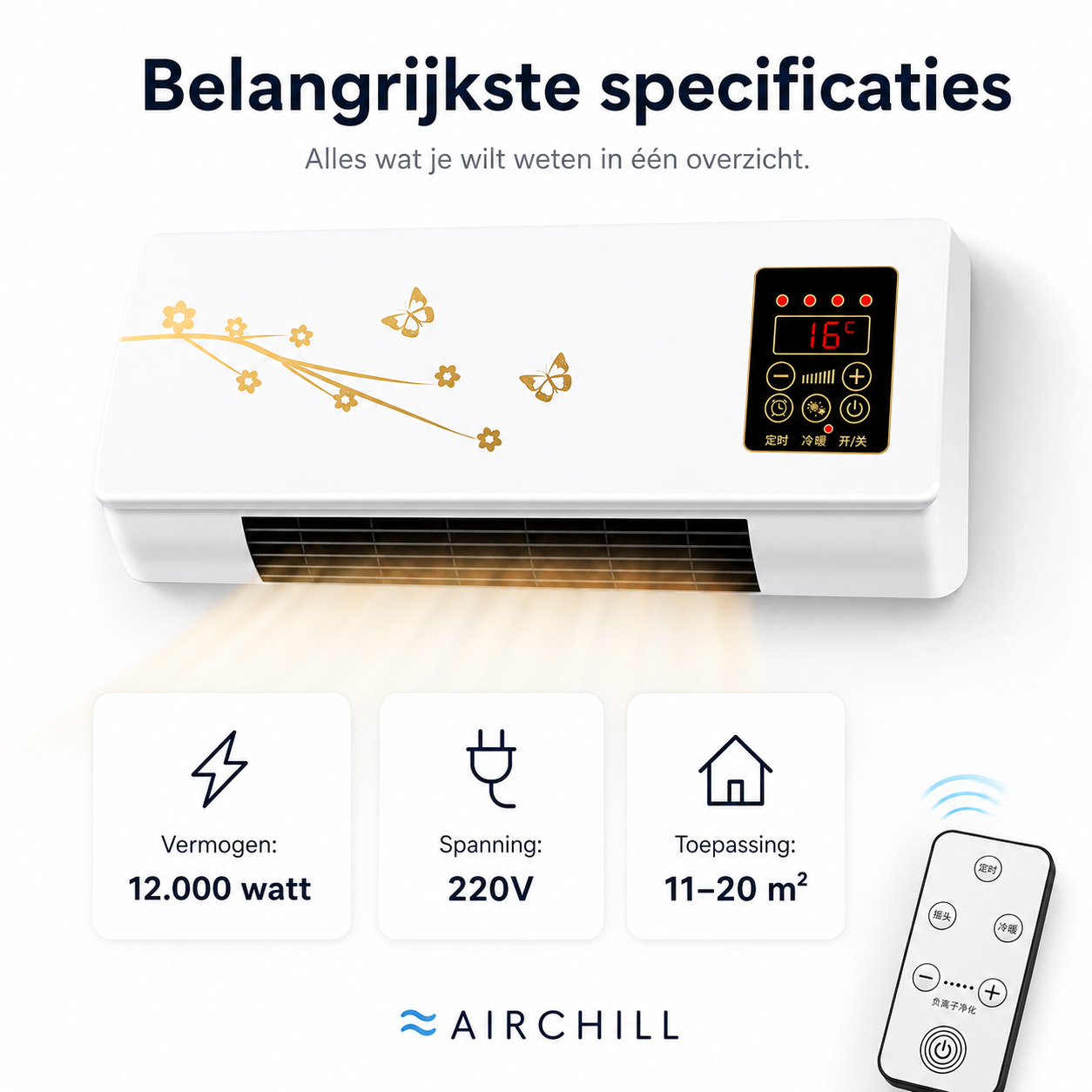 AirChill | Versla de hitte en de kou met deze geavanceerde koel- en verwarmingstechnologie