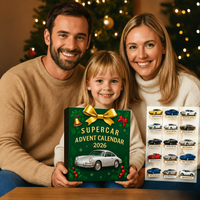 DRIVEVENTURE – Beperkte Supercar Adventskalender met 24 Precieze Miniatuurmodellen