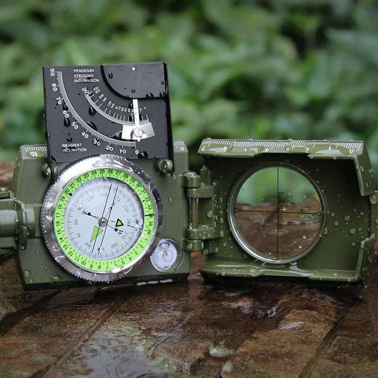 Multifunctionele Militaire Richtkompas met Clinometer
