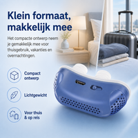 Micro CPAP slaapapneu apparaat voor op reis & anti-snurken - CPAP alternatief