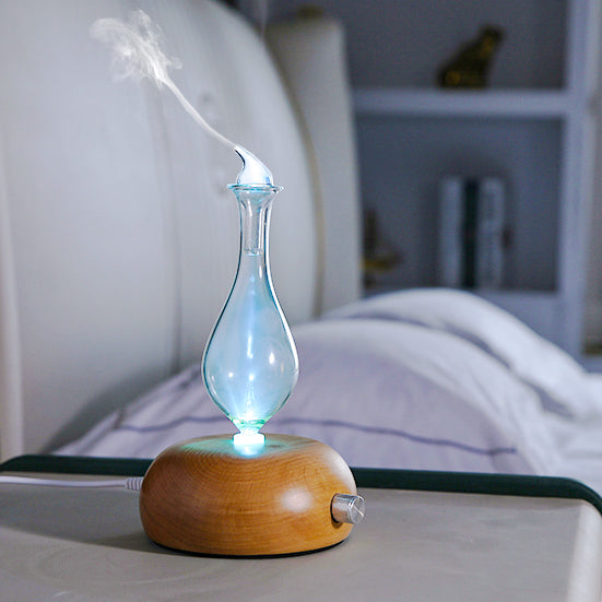 Aromatische Verstuiver | Verspreiding van pure etherische oliën zonder water of plastic Een slanke en milieuvriendelijke aromaverspreider ontworpen voor therapeutische verneveling.