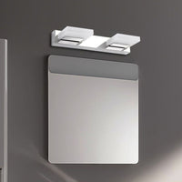Arisha Design LED Wandlamp Vierkant Modern Metaal/Acryl Zilver Badkamer