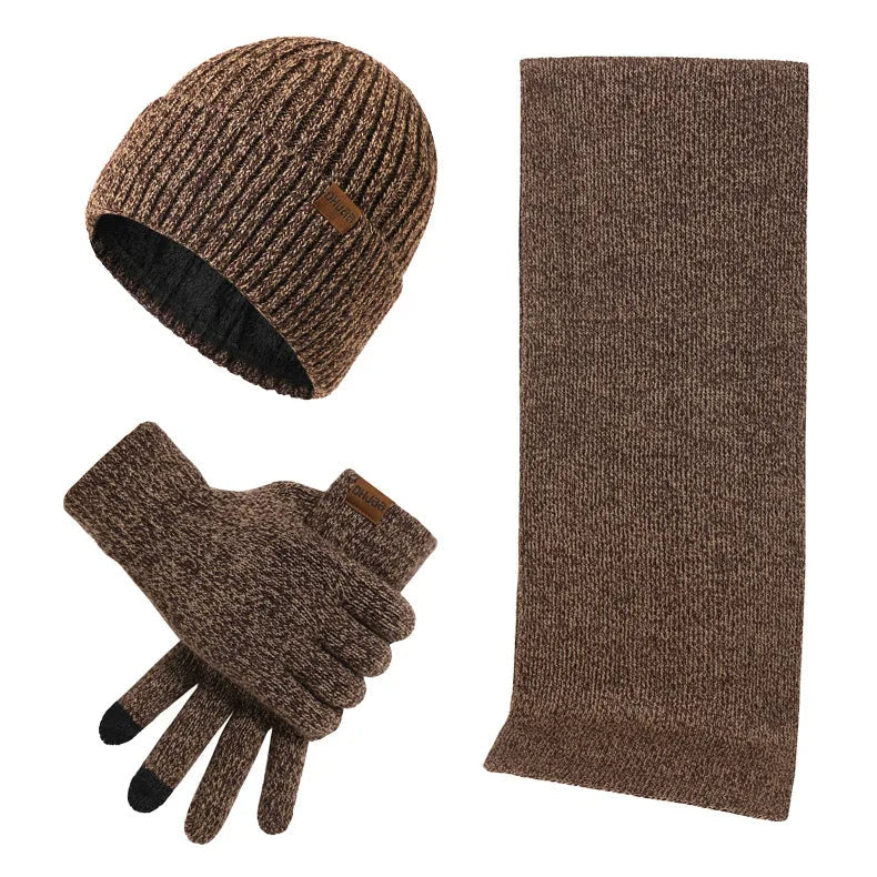 Matt - Casual winterset met muts, sjaal en handschoenen voor mannen