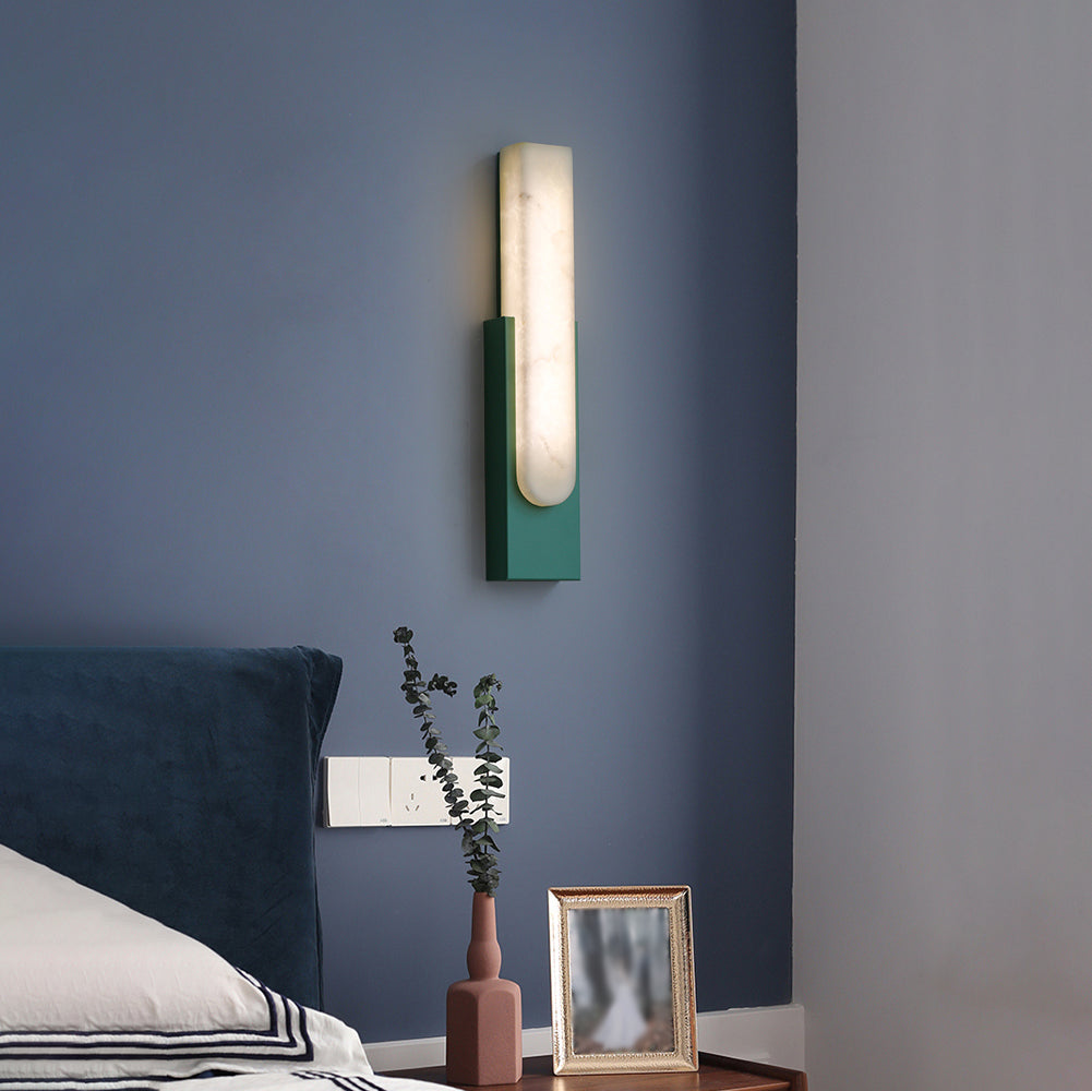 Agatha Moderne Kunstmatige Alabaster Minimalistische Wandlamp