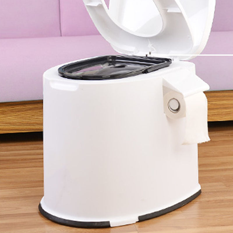 Contemporary Plastic Toilet Vloermontage Toiletpot met Zitting voor Badkamer