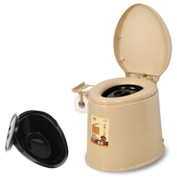Contemporary Plastic Toilet Vloermontage Toiletpot met Zitting voor Badkamer