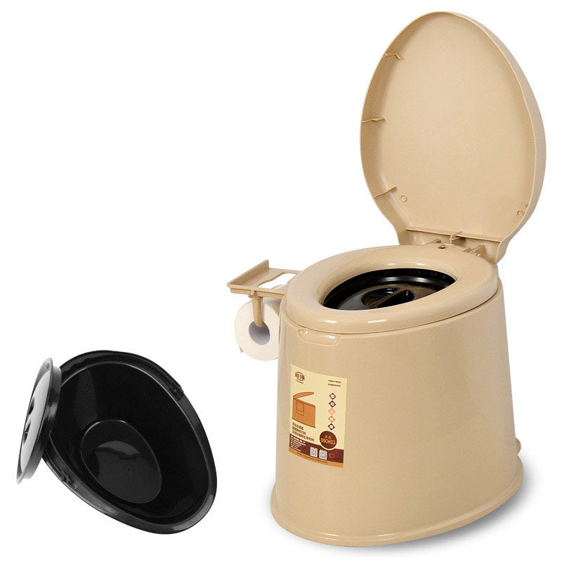 Contemporary Plastic Toilet Vloermontage Toiletpot met Zitting voor Badkamer