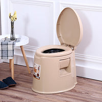 Contemporary Plastic Toilet Vloermontage Toiletpot met Zitting voor Badkamer