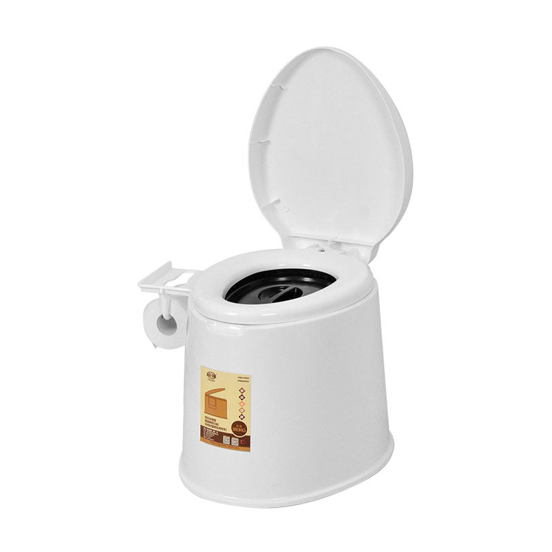Contemporary Plastic Toilet Vloermontage Toiletpot met Zitting voor Badkamer